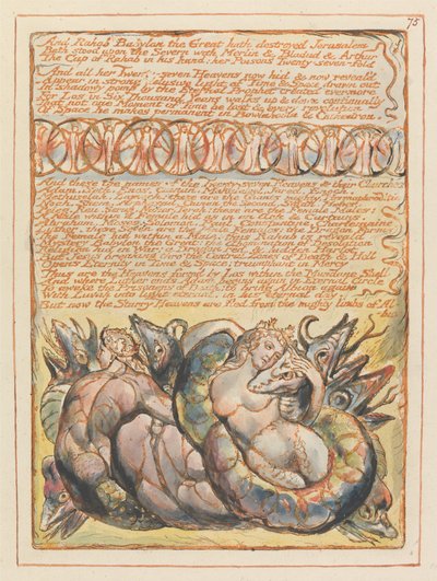 Jerusalem, Plate 75 by William Blake